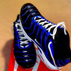 Nike Air Max Plus 10.5 Black Racer Blue White